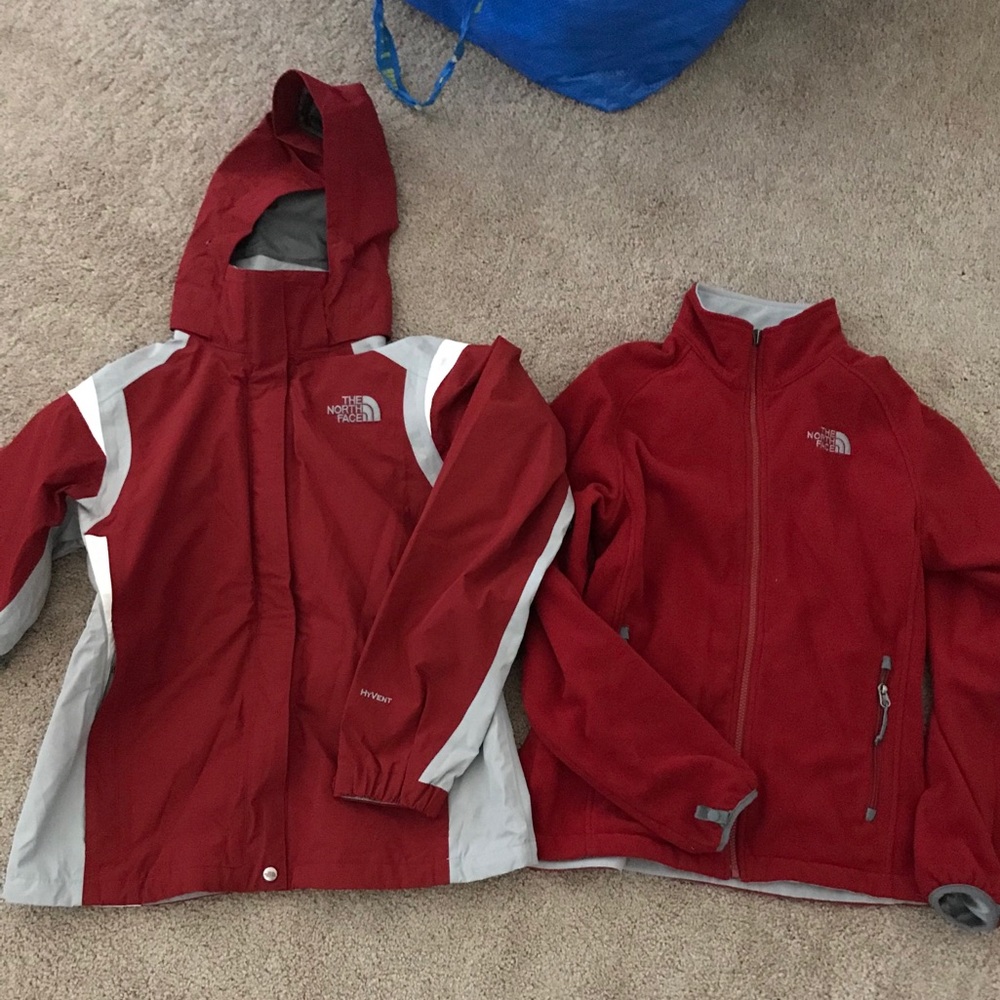 Women’s north face double jacket